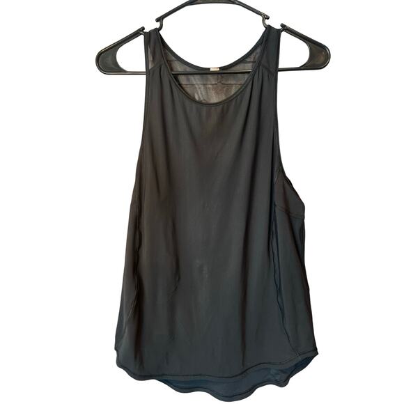 Lululemon mesh black tank top shirt breathable women's size 6? - Picture 1 of 5